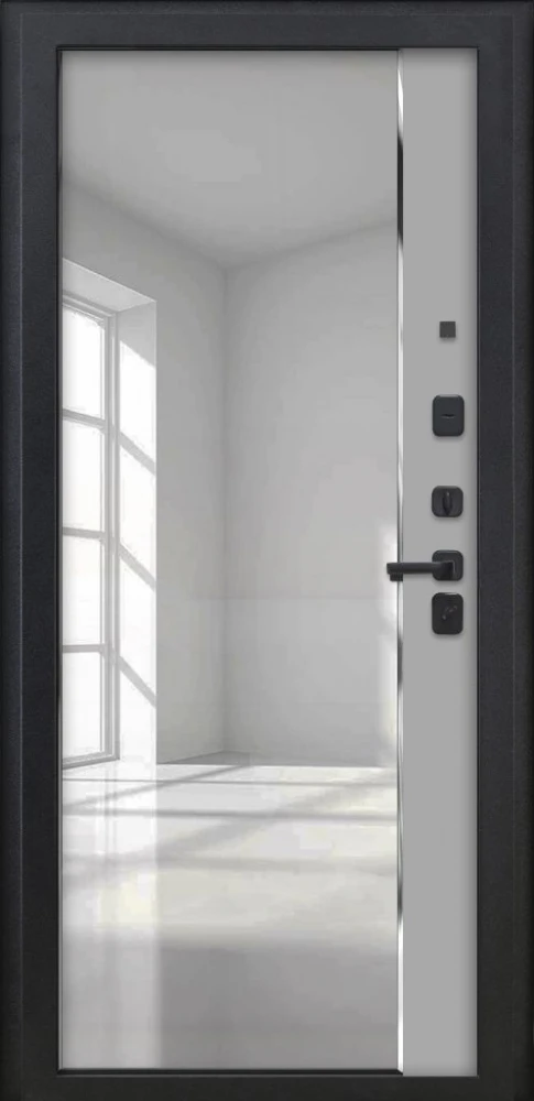 Входная дверь ДвериПРО Квадро ФЛЗ-618 Шарли светлый DPRO226256 внутренняя сторона